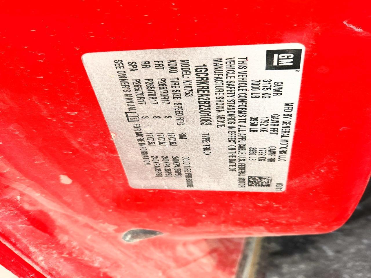 2011 Chevrolet Silverado K1500 LS