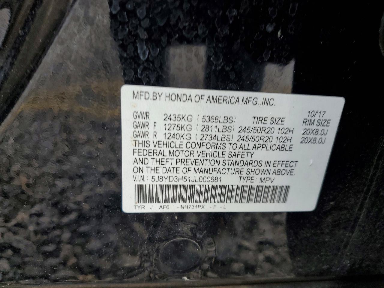 2018 Acura Mdx Technology