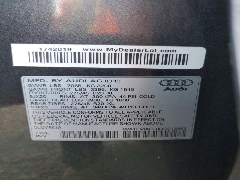 2013 Audi Q7 Premium Plus