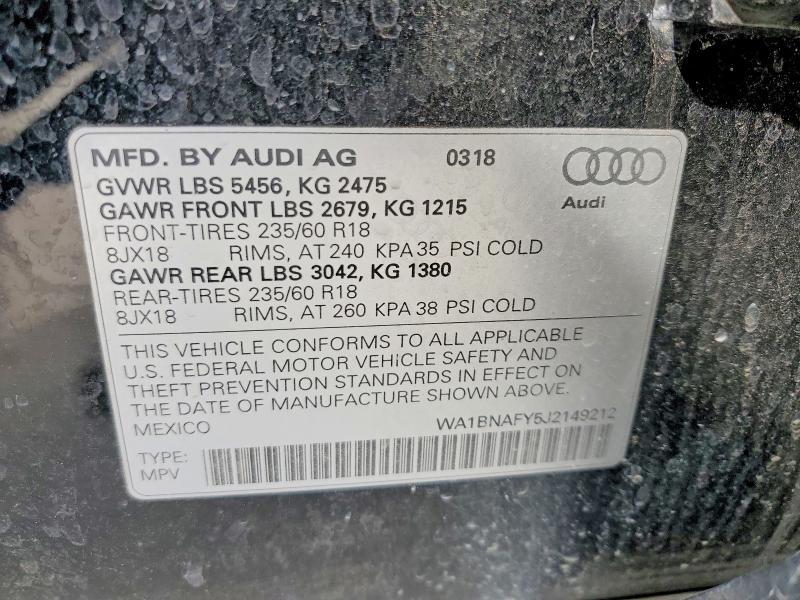 2018 Audi Q5 Premium Plus