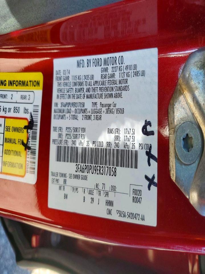 2014 Ford Fusion Hybrid