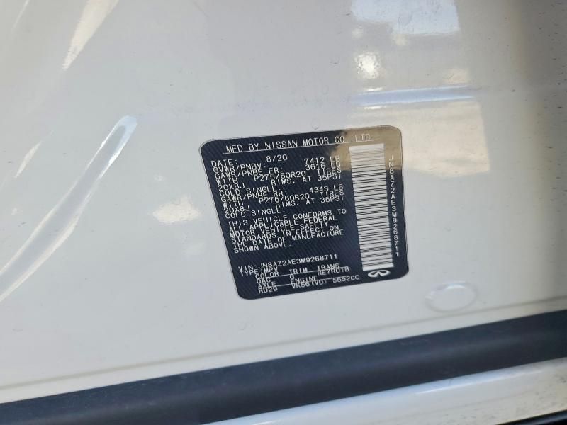 2021 Infiniti Qx80 Luxe