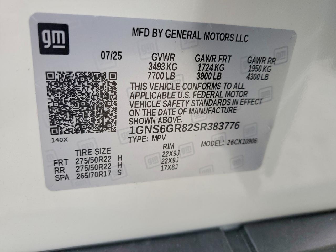 2025 Chevrolet Suburban K1500 High Country
