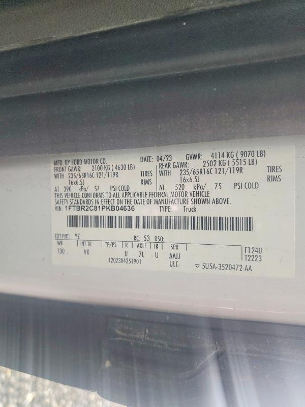 2023 Ford Transit 250 Utility / Service Van