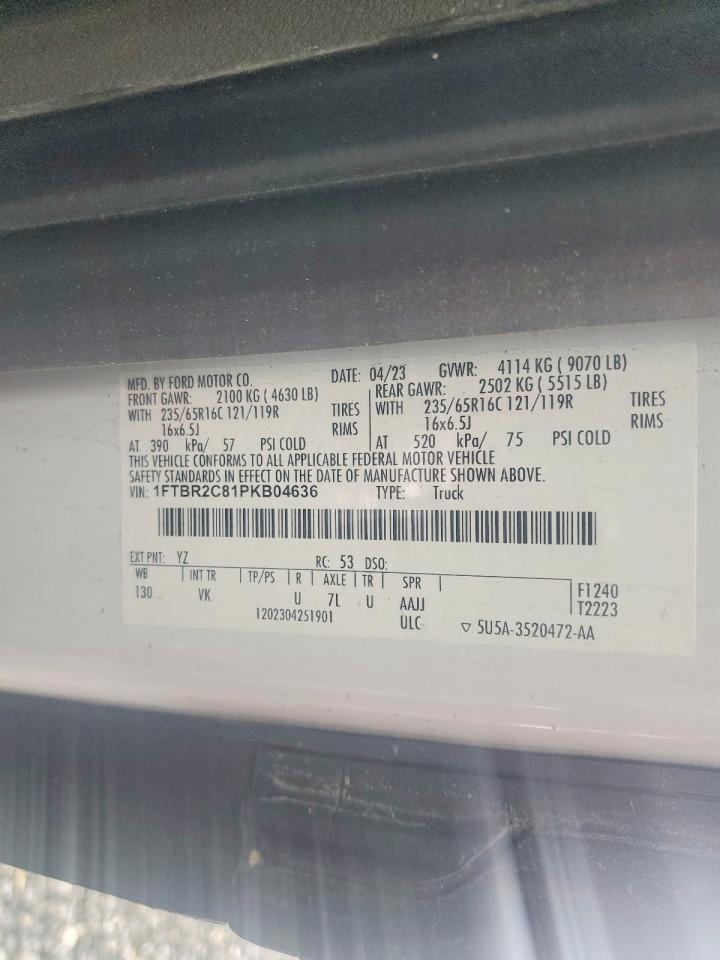 2023 Ford Transit 250 Utility / Service Van