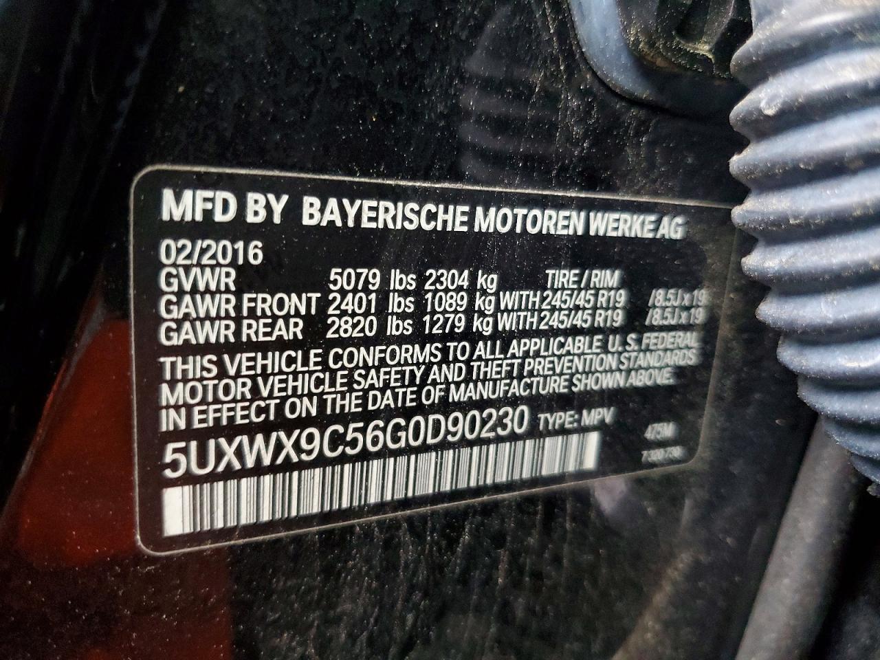 2016 BMW X3 Xdrive28i