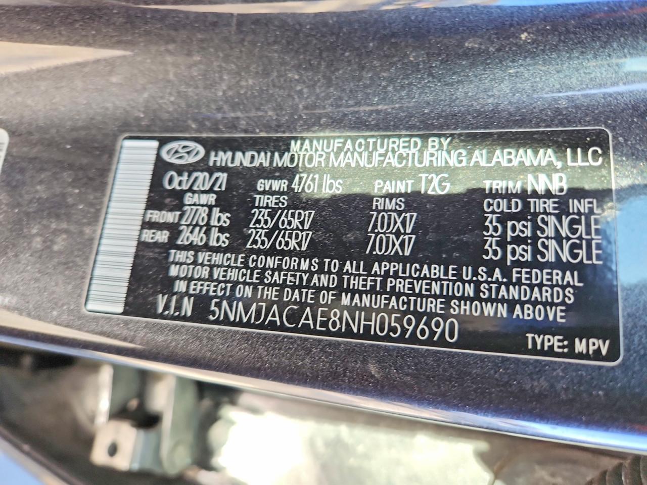 2022 Hyundai Tucson se