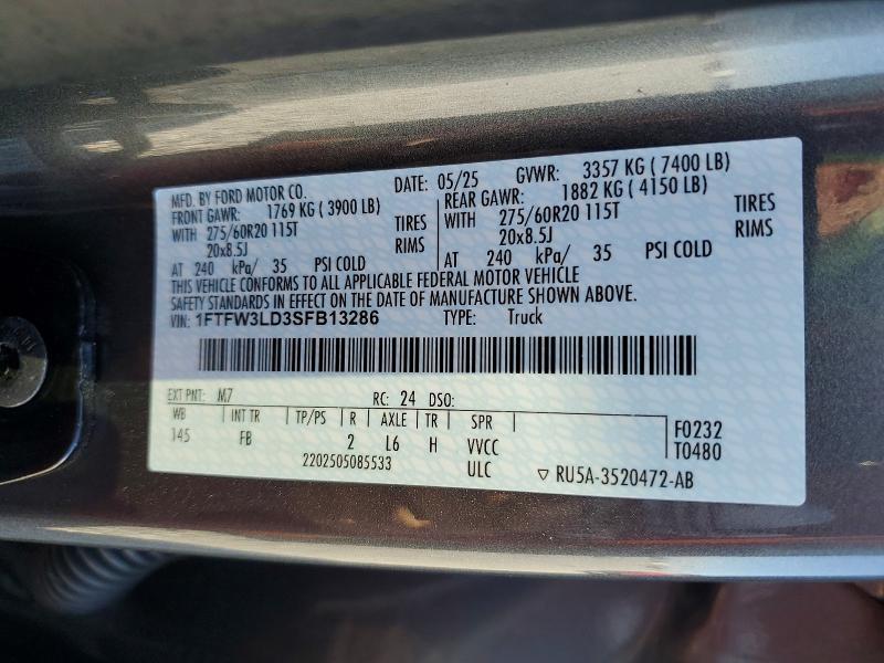2025 Ford F150 XLT