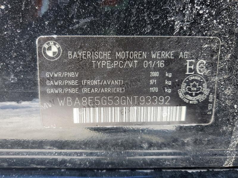 2016 BMW 320 xi