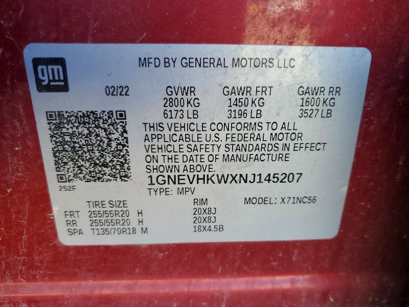 2022 Chevrolet Traverse lt