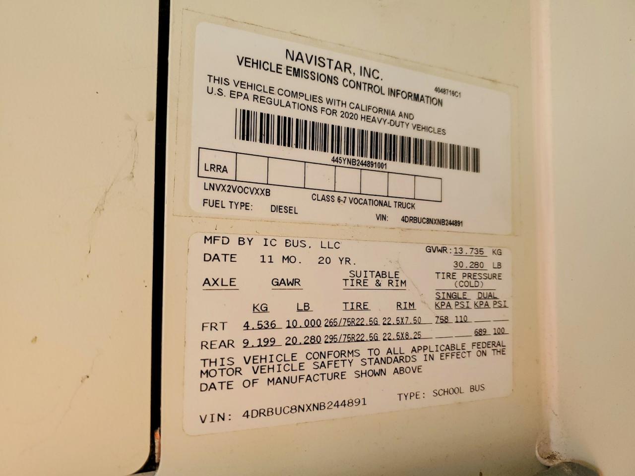 2022 Ic Corporation 3000 CE