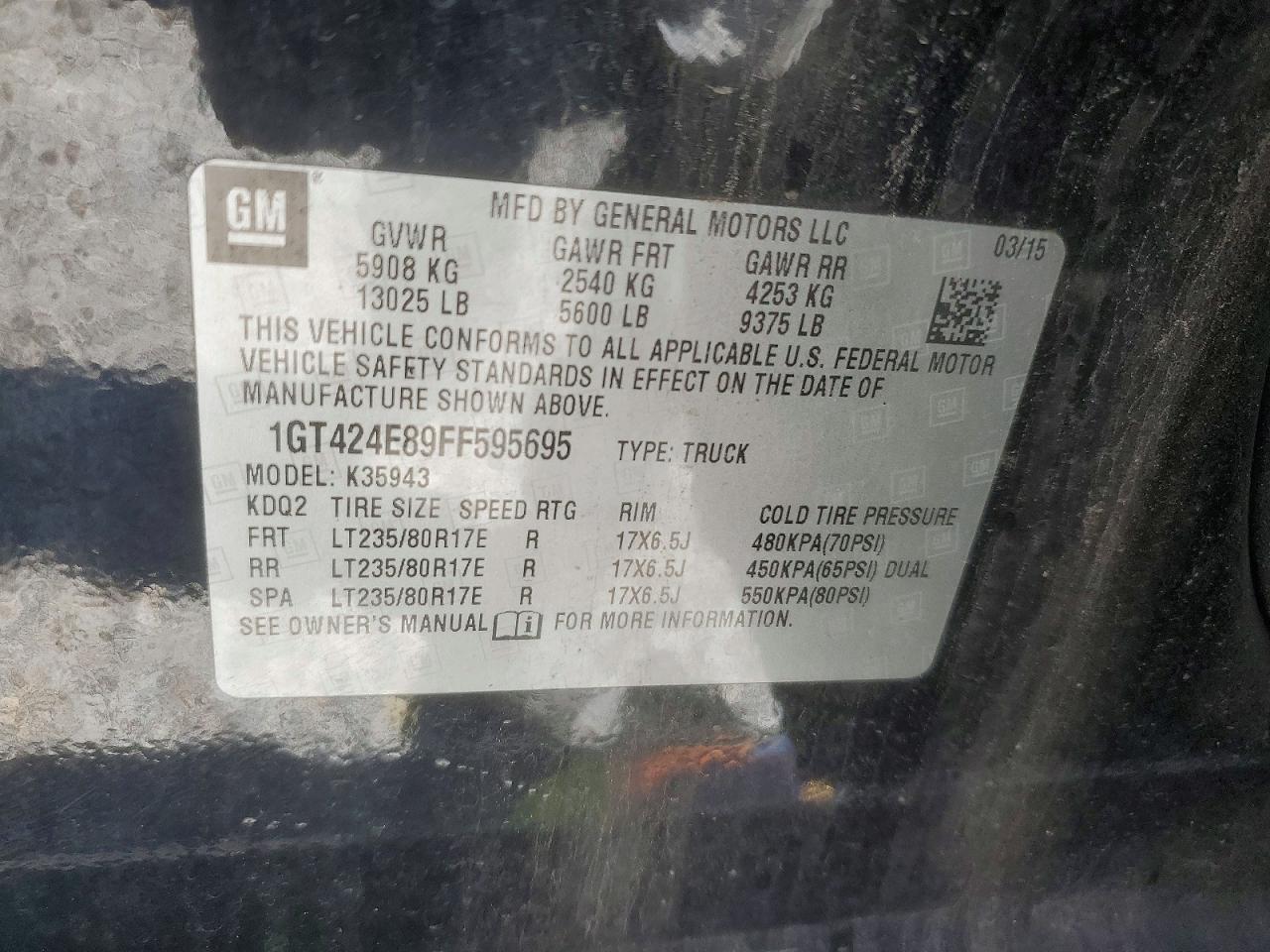 2015 GMC Sierra K3500 Denali