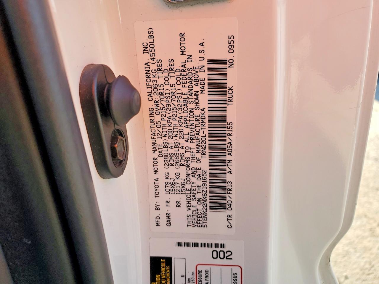 2006 Toyota Tacoma Base