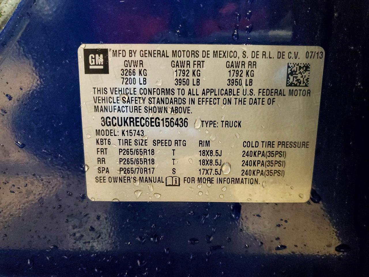 2014 Chevrolet Silverado K1500 lt