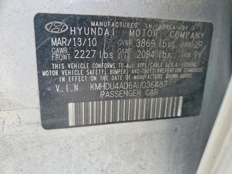 2010 Hyundai Elantra gls