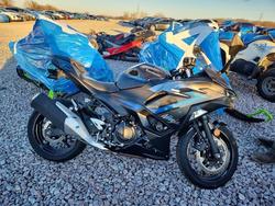 Salvage motorcycles for sale at Franklin, WI auction: 2025 Kawasaki EX500