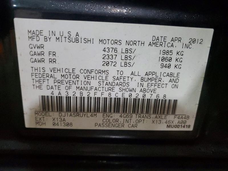 2012 Mitsubishi Galant fe