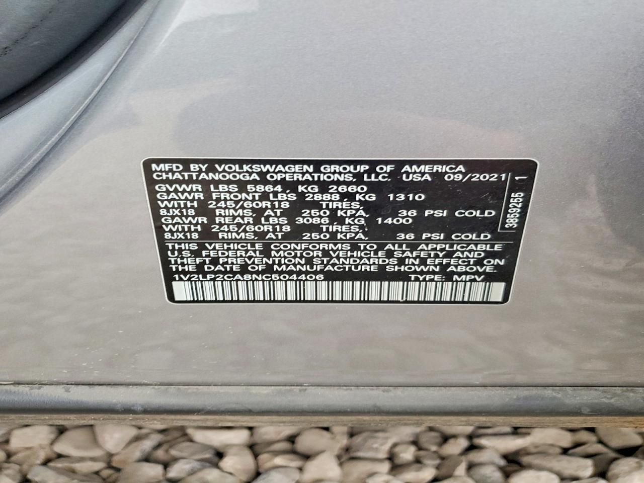 2022 Volkswagen Atlas se