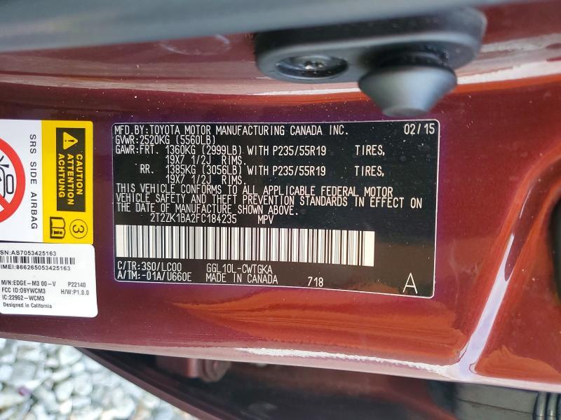 2015 Lexus Rx 350