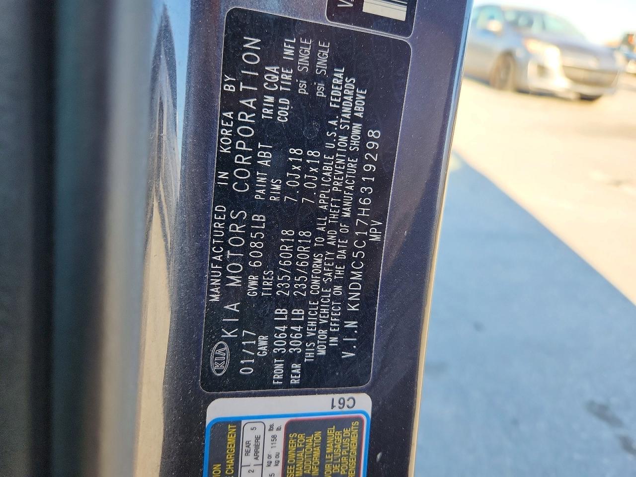 2017 KIA Sedona ex