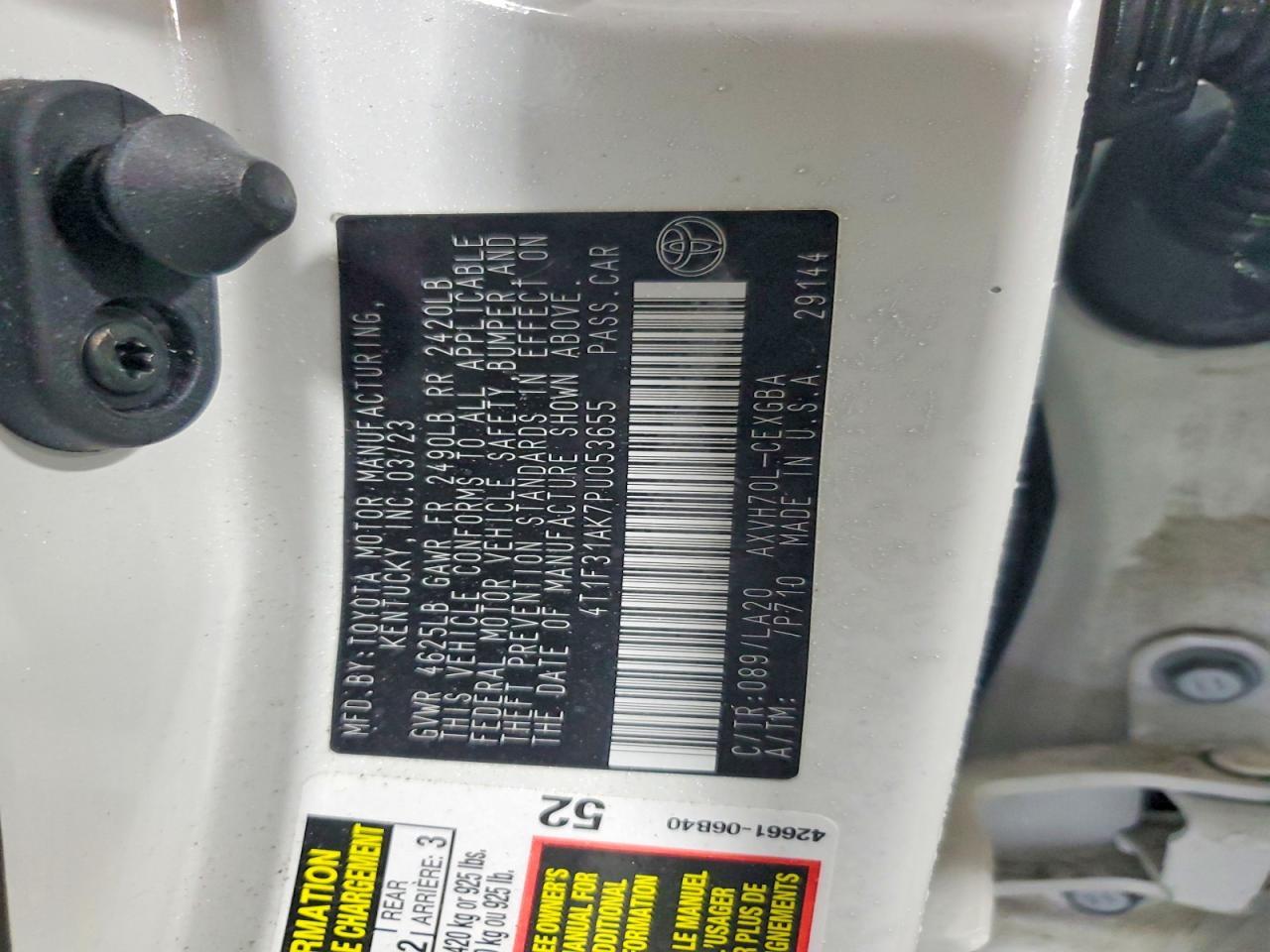 2023 Toyota Camry xle