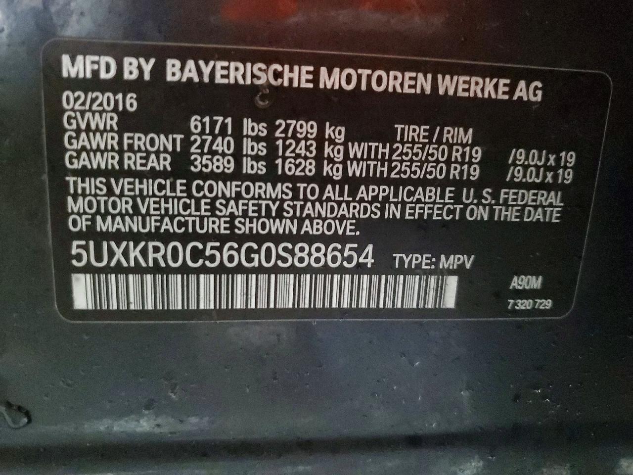 2016 BMW X5 Xdrive35i
