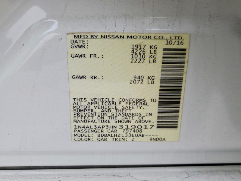 2017 Nissan Altima 2.5
