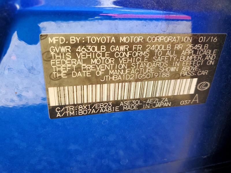 2016 Lexus Is 200t