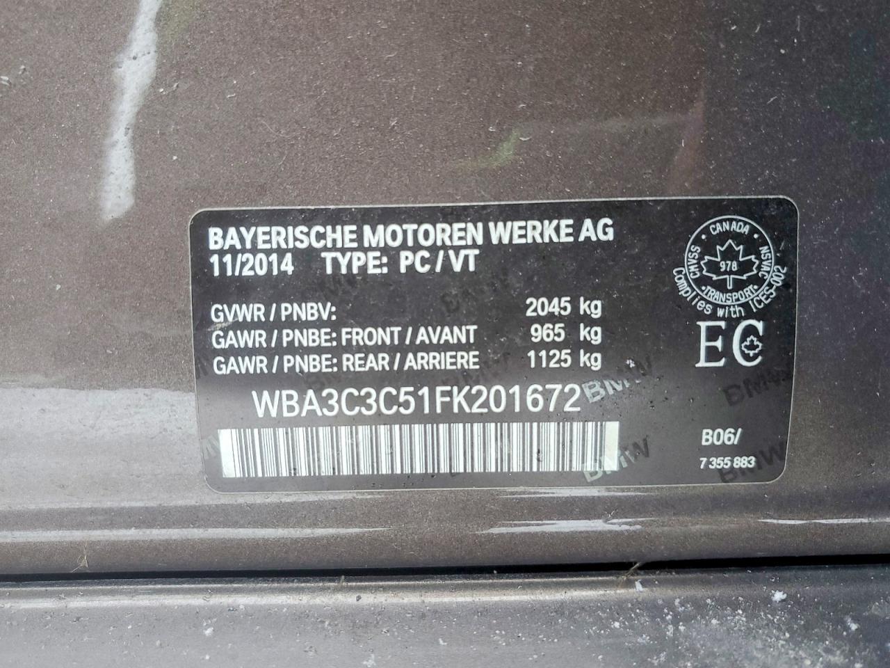 2015 BMW 320 i Xdrive