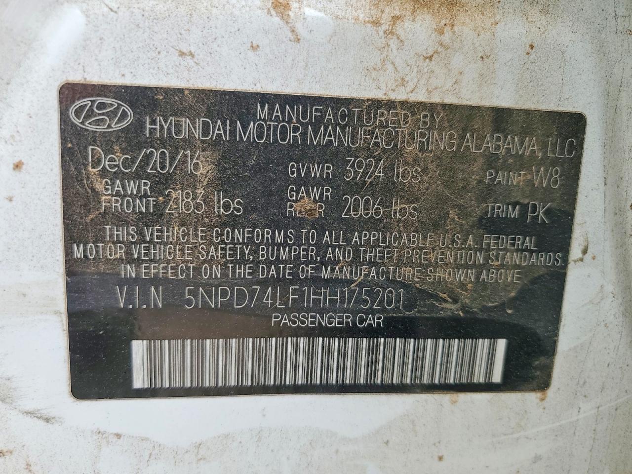 2017 Hyundai Elantra se