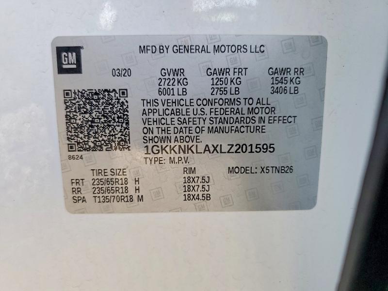 2020 GMC Acadia sle