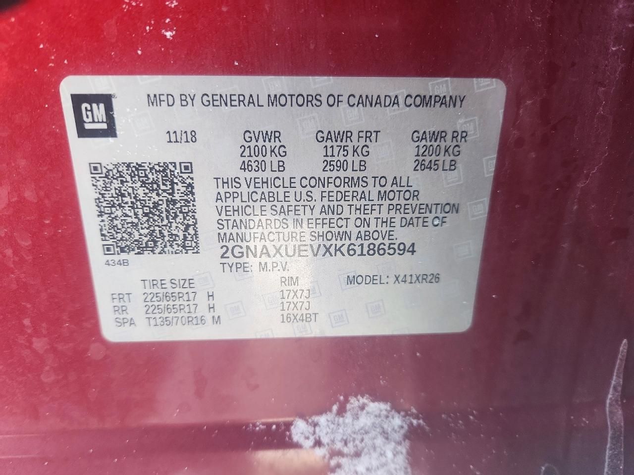 2019 Chevrolet Equinox lt