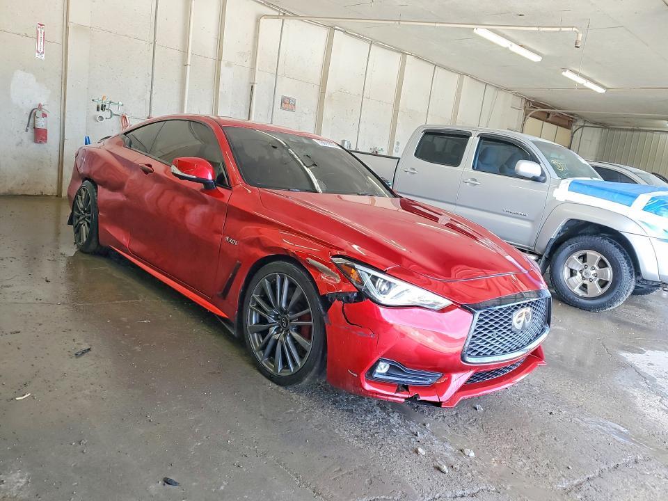 2017 Infiniti Q60 red Sport 400