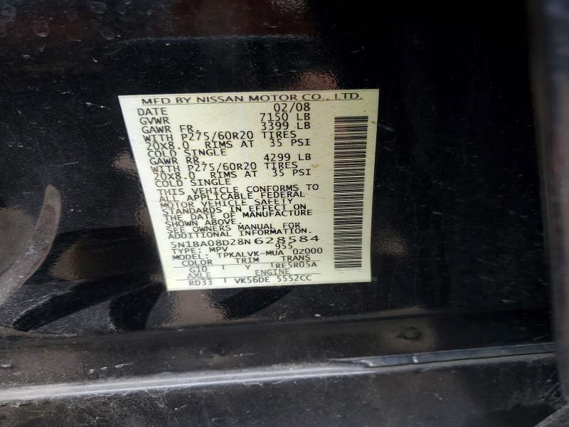 2008 Nissan Armada se ffv
