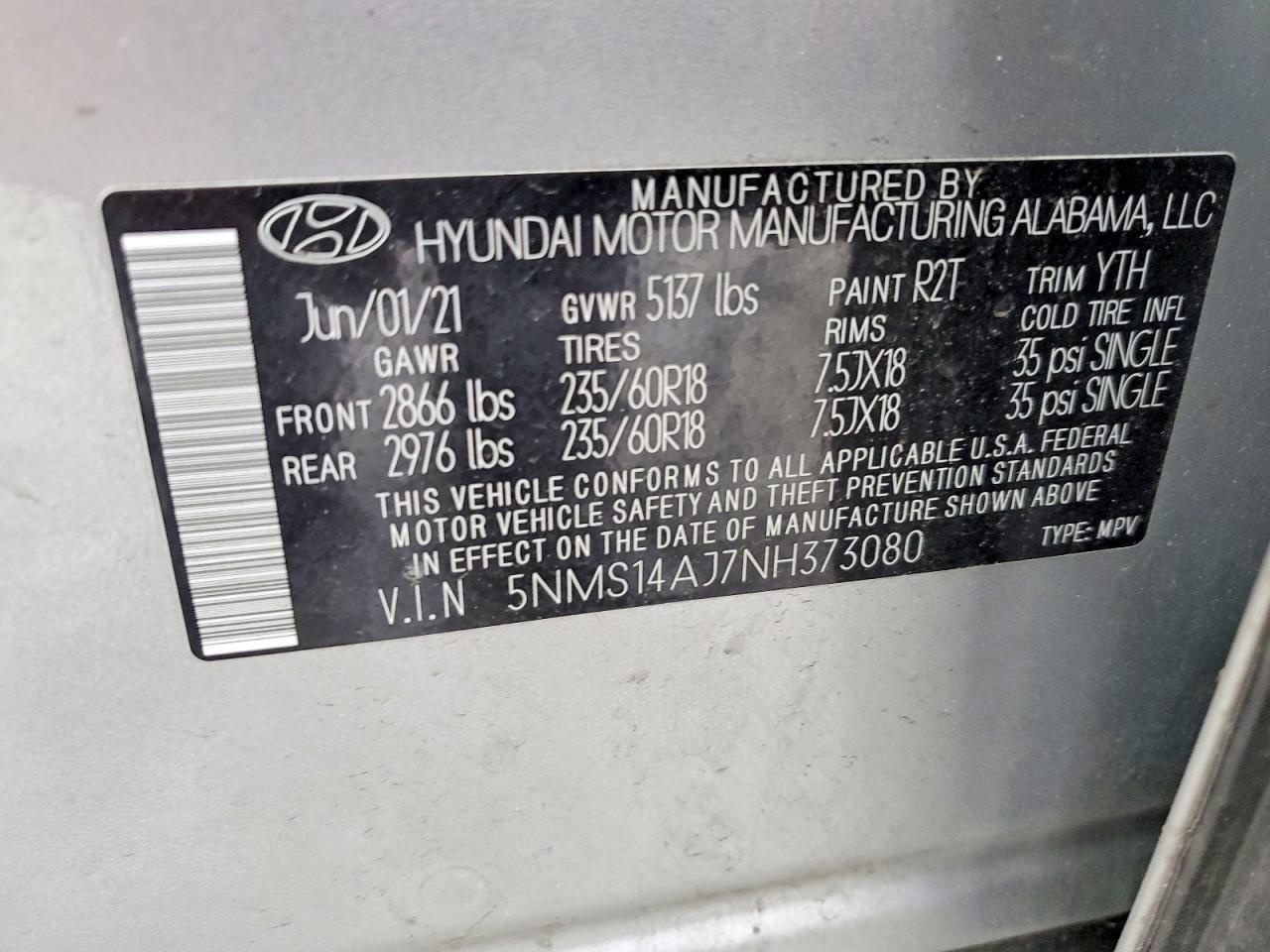 2022 Hyundai Santa fe se
