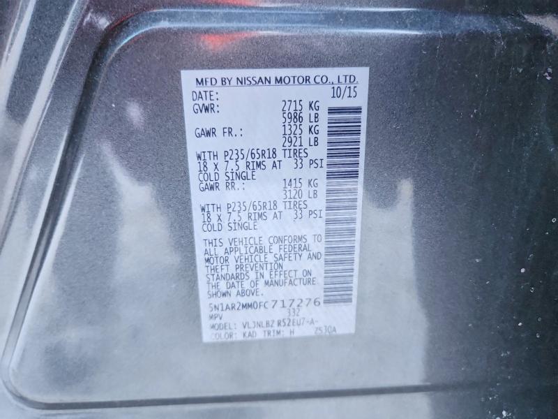 2015 Nissan Pathfinder s