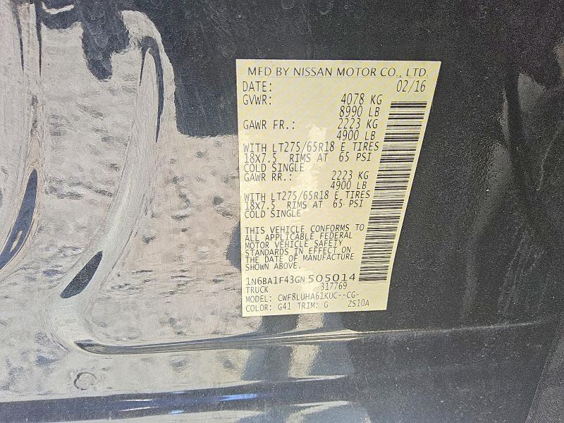 2016 Nissan Titan XD PRO-4X
