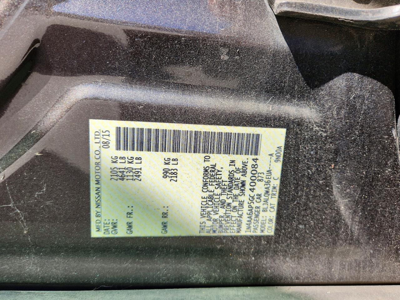 2016 Nissan Maxima 3.5s