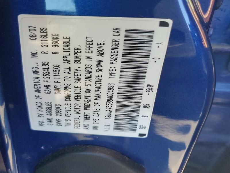 2008 Acura Tl Type s