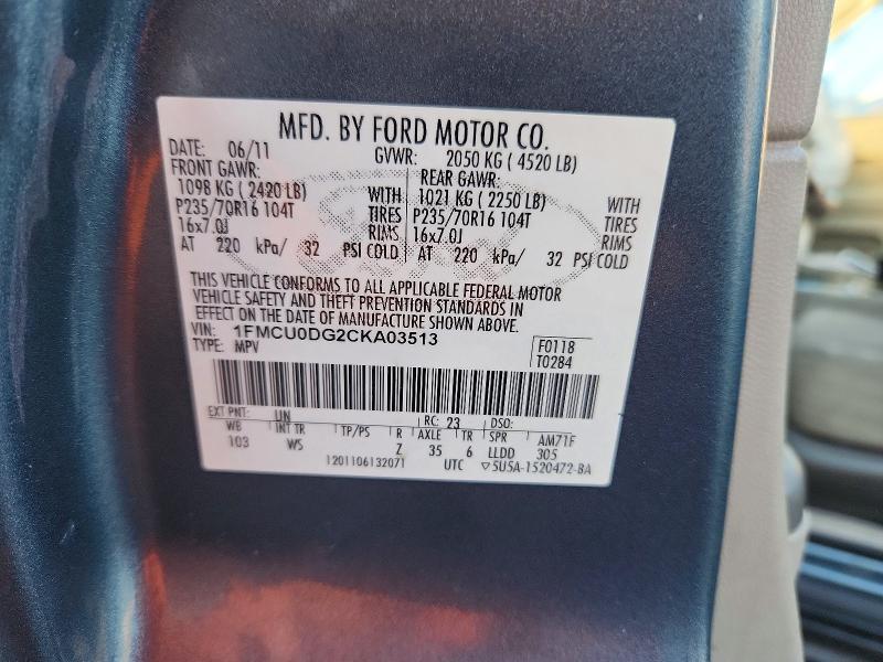 2012 Ford Escape xlt