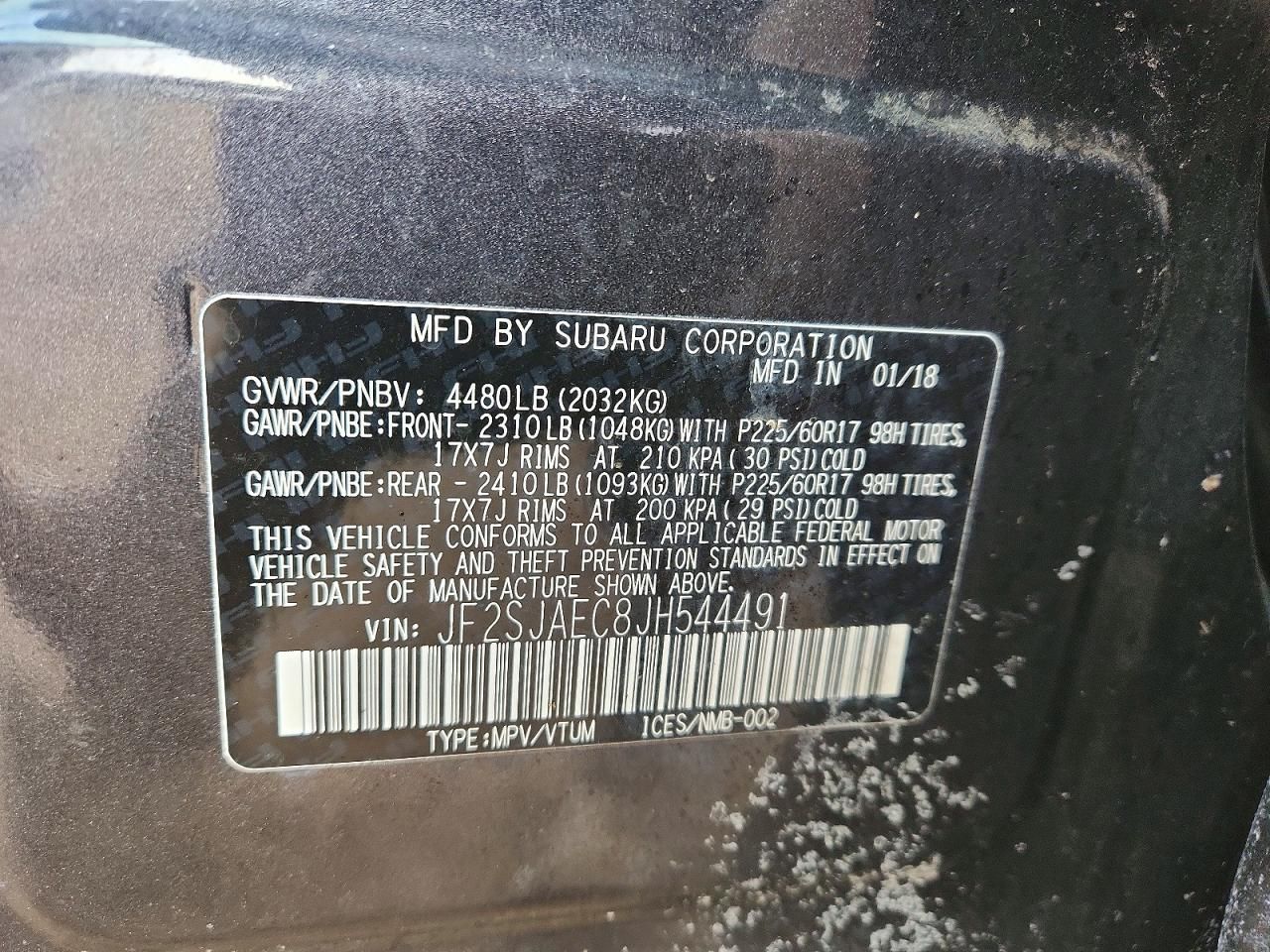 2018 Subaru Forester 2.5i Premium