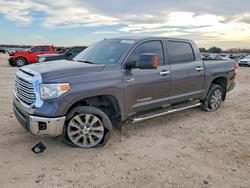 Salvage cars for sale from Copart San Antonio, TX: 2016 Toyota Tundra Limited