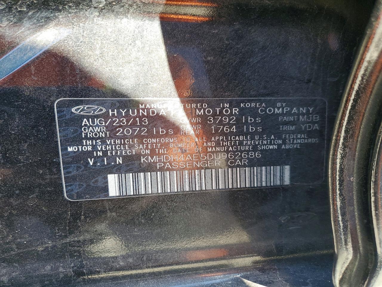 2013 Hyundai Elantra Limited