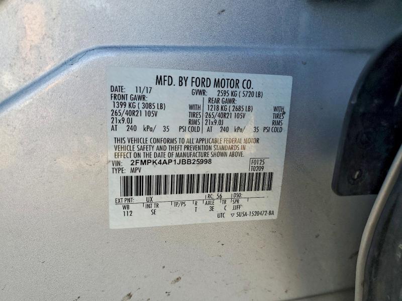 2018 Ford Edge Sport