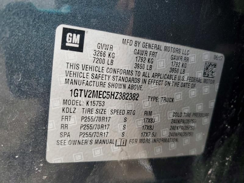 2017 GMC Sierra K1500 sle