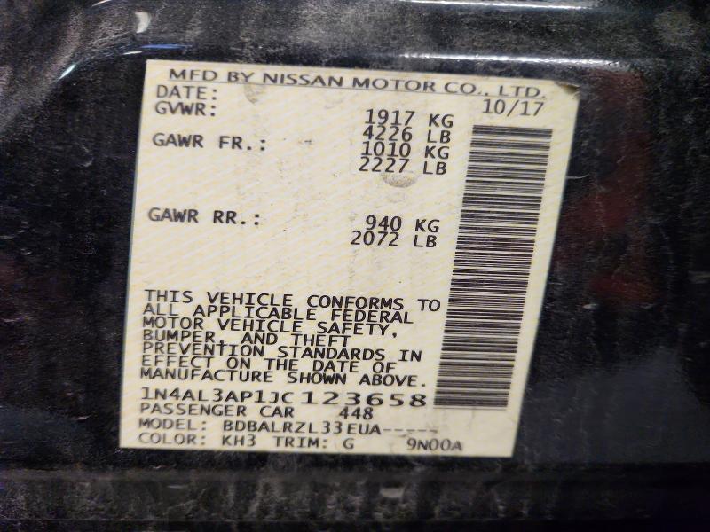 2018 Nissan Altima 2.5 sl