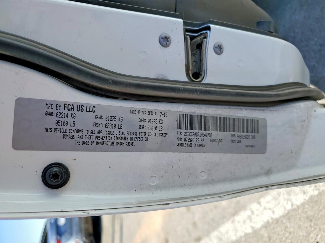 2018 Chrysler 300 Touring