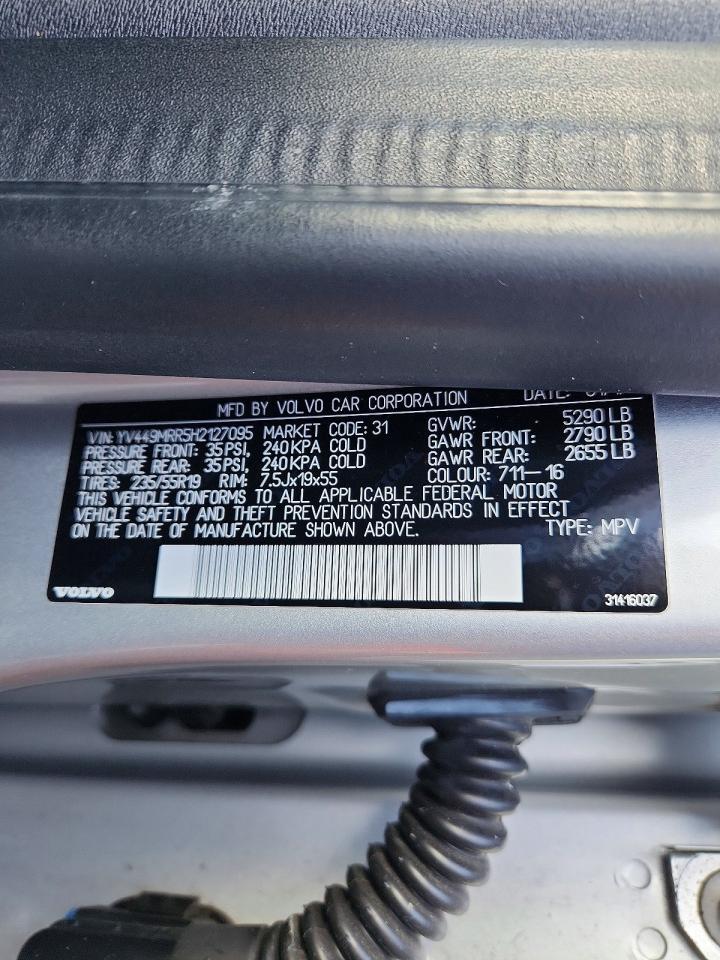 2017 Volvo Xc60 T6 Dynamic