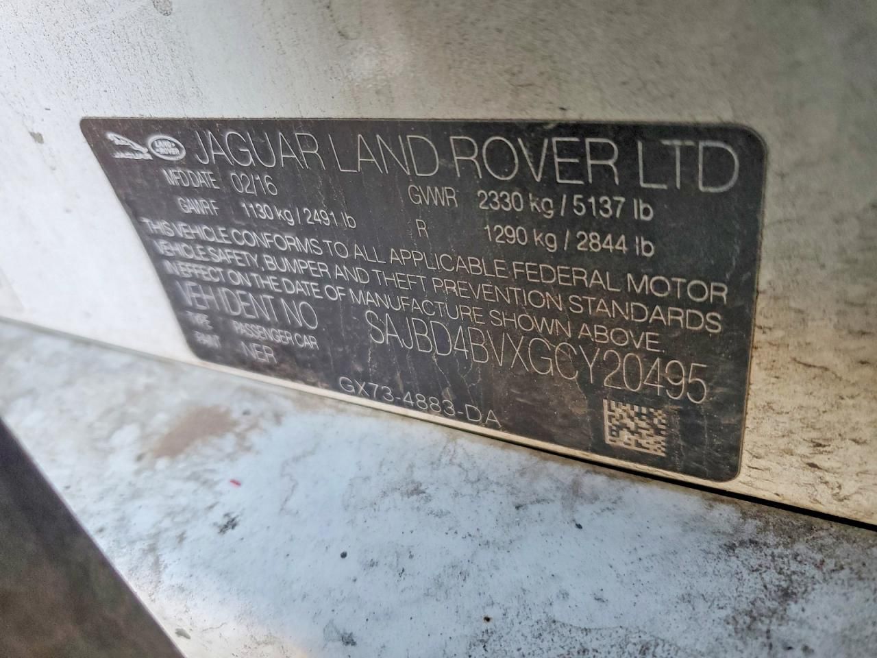 2016 Jaguar Xf Premium