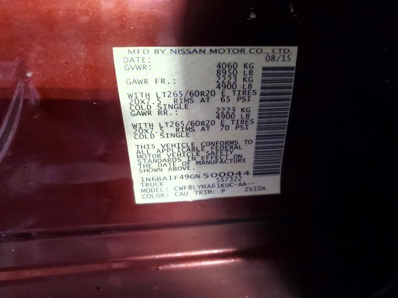 2016 Nissan Titan XD SL